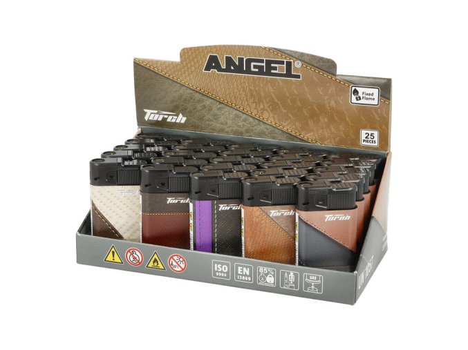 Zapalovač Angel JET Leather Design