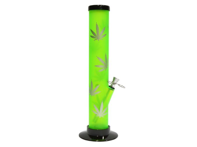 Bong Blatt, akryl (plast), 33 cm, zelený