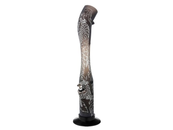 Bong Dragun, akryl (plast), 41 cm, černý