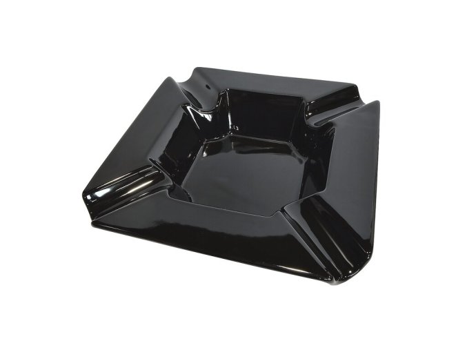 Doutníkový popelník Rozuo, keramický, černý