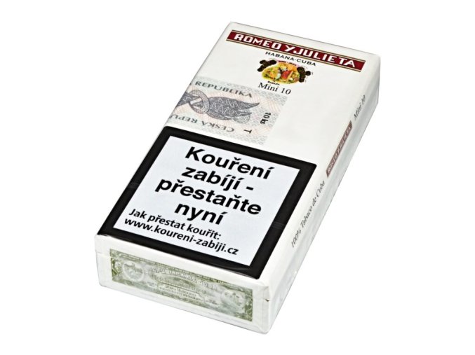 Doutníky Romeo y Julieta Mini, 10ks