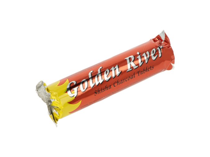 Uhlíky do vodní dýmky Golden River, rychlozápalné, 40mm
