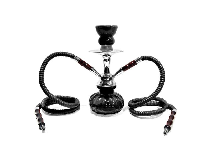 Vodní dýmka Foreo, 25 cm, černá