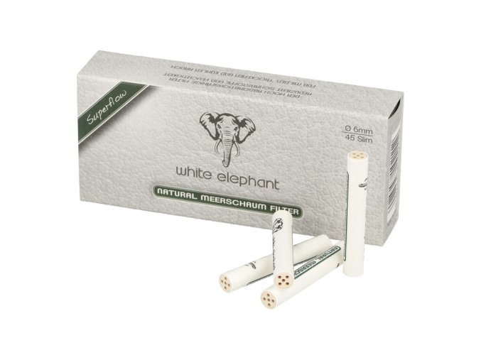 Filtr do dýmky White Elephant Meerschaum , 6mm