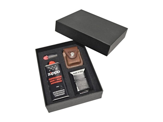 Zippo sada zapalovač, kapsička na Zippo zapalovač, kovový klip