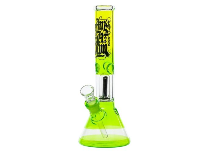 Bong sklo Amsterdam G/Y 30cm zelenožlutý, perkolace