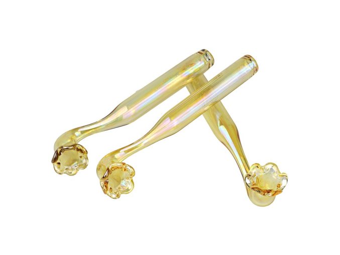 Šlukovka skleněná HM Sukýnka, barevná