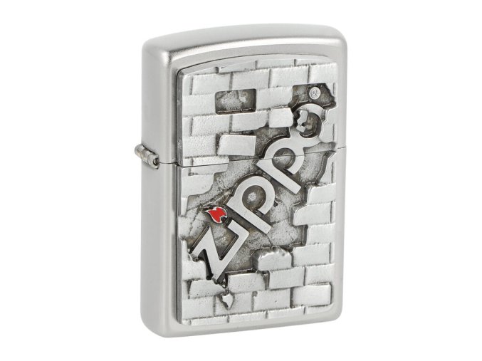 Zapalovač Zippo Wall Emblem, satin