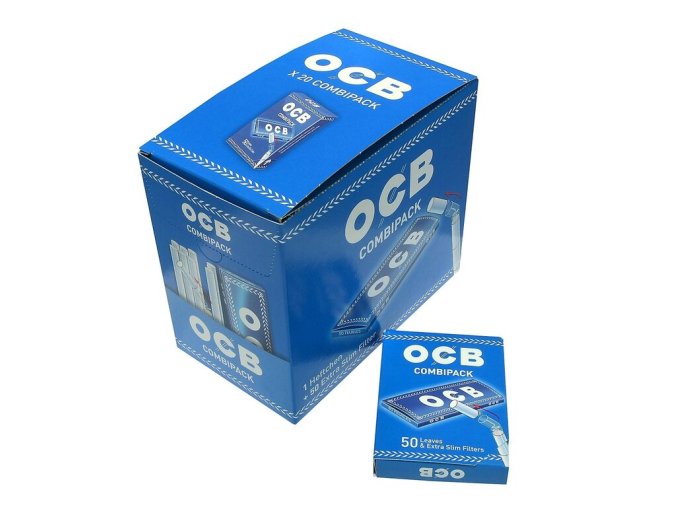 Cigaretové filtry OCB Extra Slim+OCB Blue