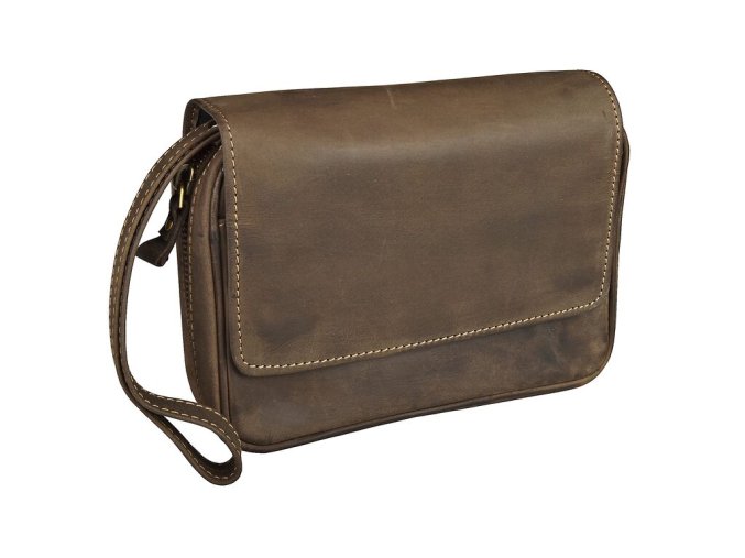 Pouzdro na 4 dýmky etue, kožené, hnědé