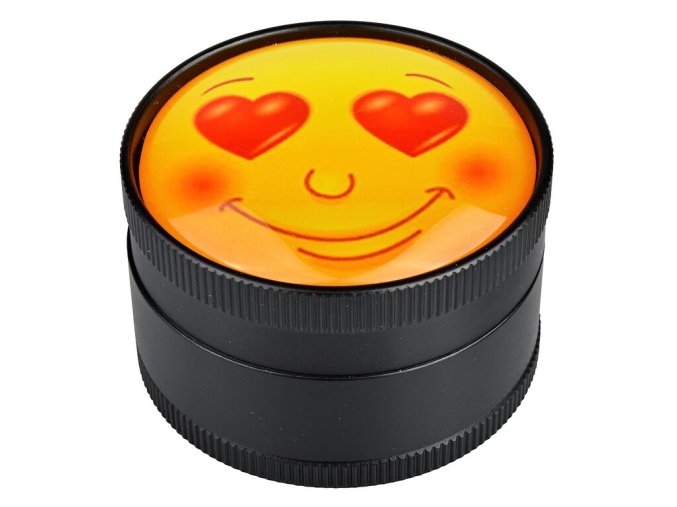 Drtič tabáku Dreamliner kovový Smiley, 50mm