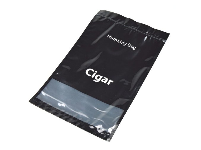 Zvlhčovací sáček na doutníky plastový, uzavíratelný