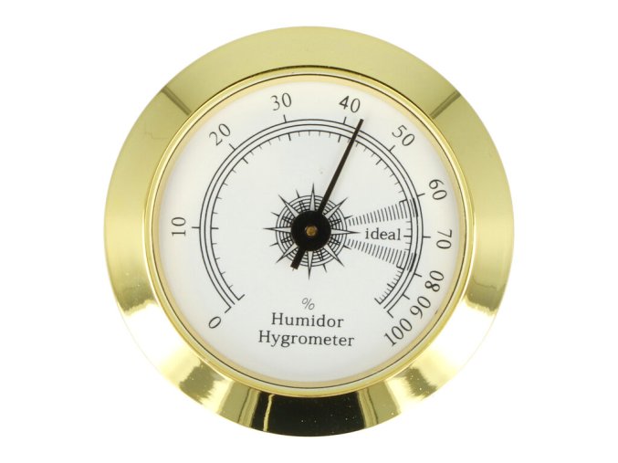 Vlhkoměr Angelo, 50mm zlatý