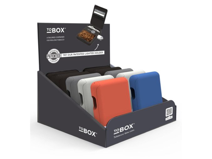 Pouzdro na tabák ToBOX Rubber touch, 10mix