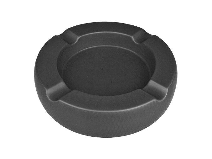 Doutníkový popelník keramický Passatore 4D, černý