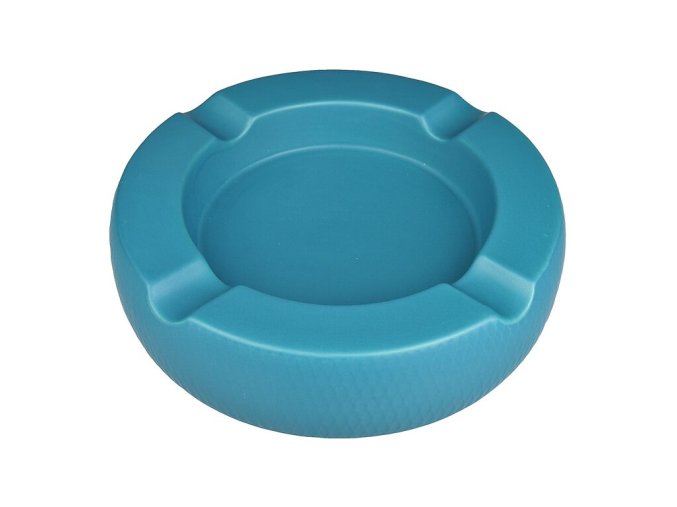 Doutníkový popelník keramický Passatore 4D, modrý