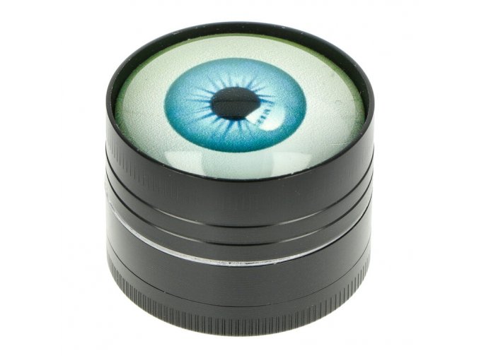 Drtič tabáku kovový Eyes, 40mm