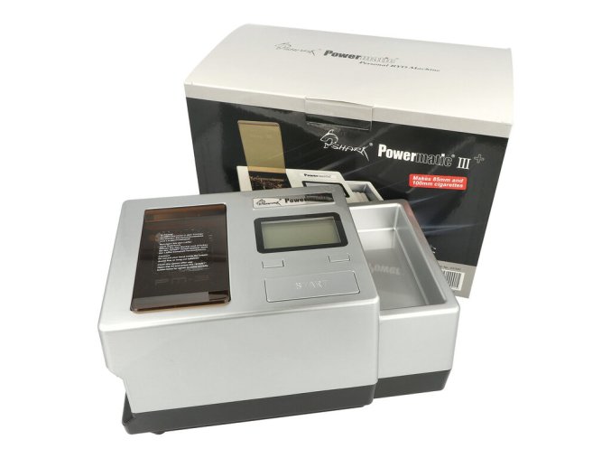 Elektrická plnička dutinek Powermatic III, stříbrná