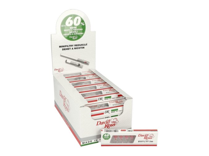 Cigaretové minifiltry David Ross Minifilters