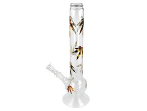 Skleněný bong Bouncer Leafs barevný, 38cm