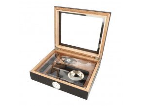 Humidor na doutníky Set 15D Blackie, 26x22x7cm