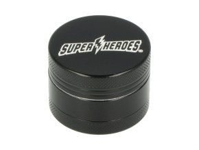 Drtič tabáku keramický Super Heroes Black, 3.díl.,40mm