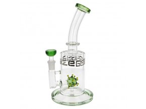 Skleněný bong s perkolací Blaze Glass Baros Greener, 24cm