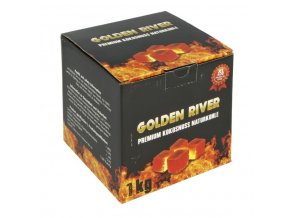 Uhlíky do vodní dýmky Golden River Premium, kokosové, 1kg