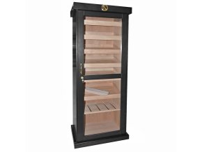 Humidor na doutníky skříňový Toul black, 178x68x44cm