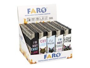 Zapalovač FARO Piezo Cat Love