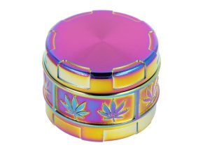 Drtič tabáku kovový Super Heroes Rainbow Hanf, 56mm