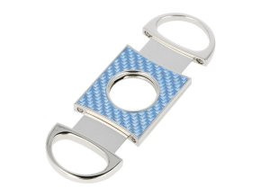 Doutníkový ořezávač Faro Carbon silver/blue, 22mm