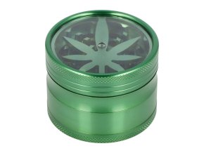 Drtič tabáku kovový Super Heroes ALU Green, 62mm