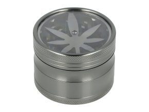 Drtič tabáku kovový Super Heroes ALU Grey, 62mm