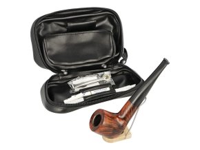 Sada dýmka Angelo, startovací set, dýmka rovná + etue II, filtr 9mm