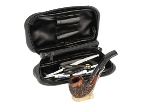 Sada dýmka Angelo, startovací set, dýmka zahnutá + etue VI, filtr 9mm