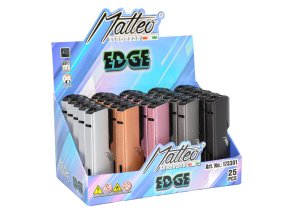 Zapalovač Matteo Metal Edge Elegant