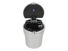 Popelník do auta FL LED, silver