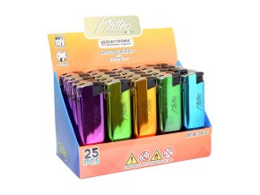 Zapalovač Matteo Metal Solid Gradient I