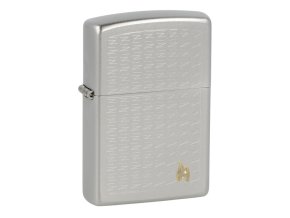 Zapalovač Zippo Zippo Flames, satin