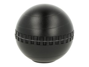 Drtič tabáku kovový Gyro Ball Black, 3.dílný, 62mm