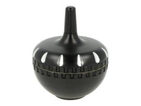 Drtič tabáku kovový Gyro Black, 3.dílný, 63mm