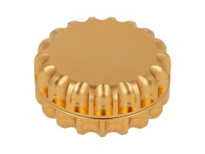 Drtič tabáku kovový Super Heroes ALU Gold, 2.dílný, 63mm