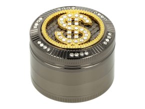 Drtič tabáku kovový Super Heroes Dollars, 4.dílný, 50mm