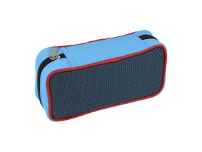 Pouzdro na 2 dýmky Angelo, modré/červené