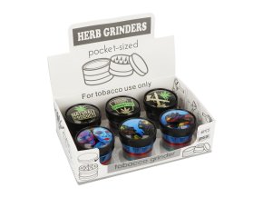 Drtič tabáku kovový Dreamliner Hemp/Image, 50mm