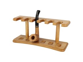Stojánek na 6 dýmek - teak