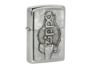 Zapalovač Zippo Torn Paper, broušený