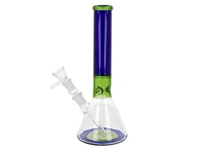 Skleněný bong Super Heroes Beaker Led, 29cm