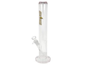 Skleněný bong Super Heroes Straight Transparent, 40cm